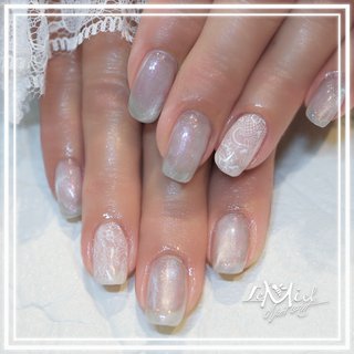 マグネット/レースのネイルデザイン｜ネイルブック