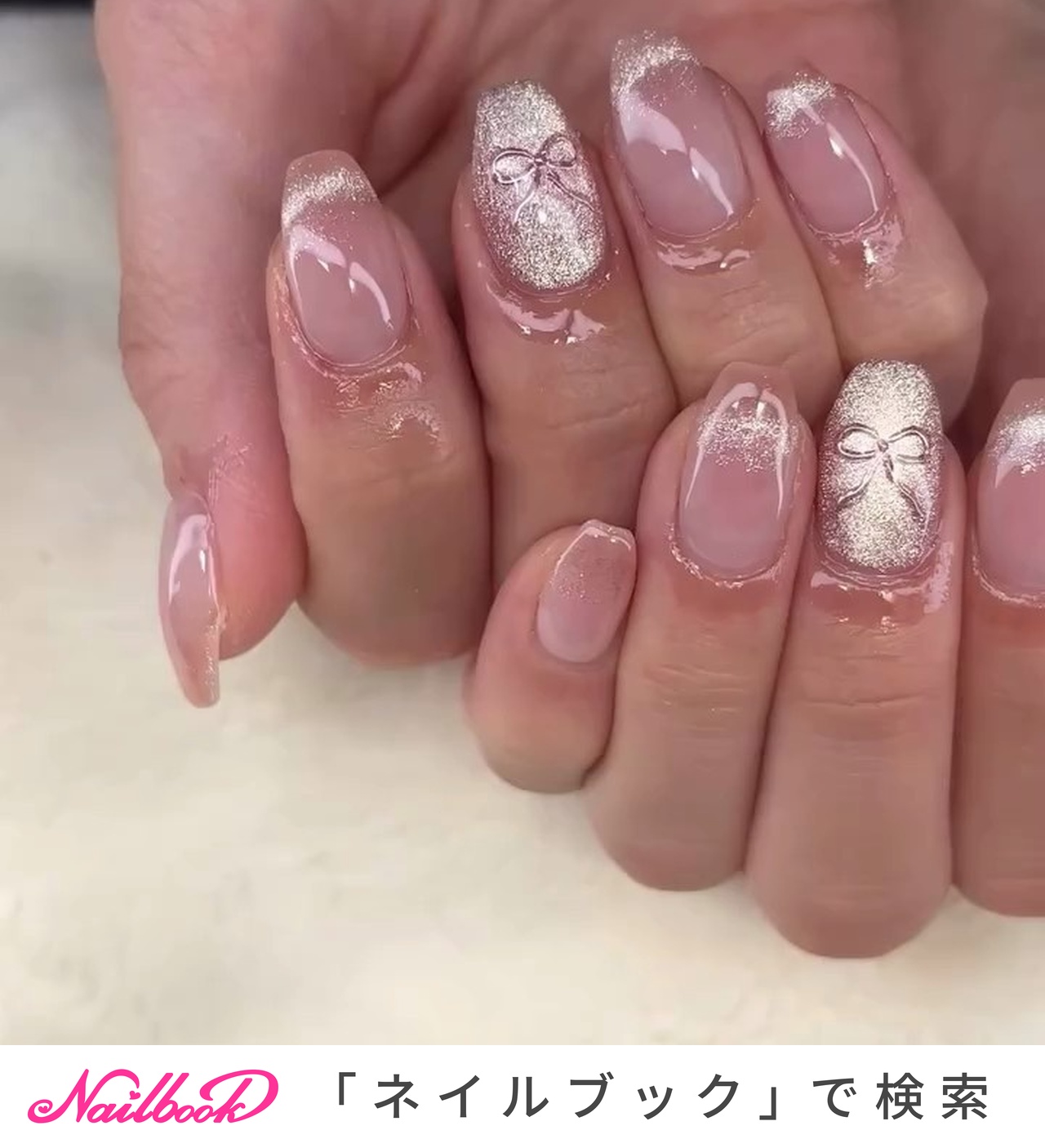 ピンク/#うるちゅるネイルのネイルデザイン｜ネイルブック