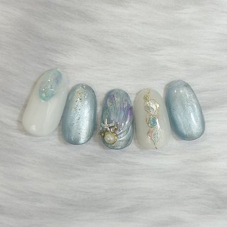 ヒトデパーツのネイルデザイン｜ネイルブック