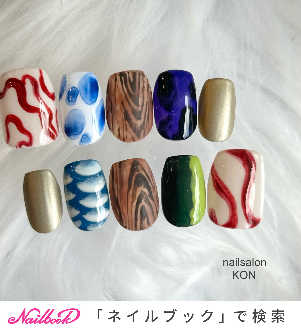 オーダーチップのネイルデザイン｜ネイルブック