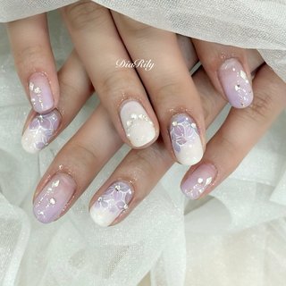 フラワー/#ワンホンネイルのネイルデザイン｜ネイルブック