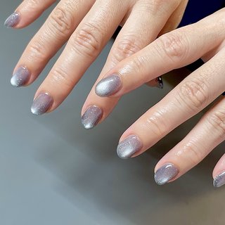 グレー/ジェルネイルのネイルデザイン｜ネイルブック