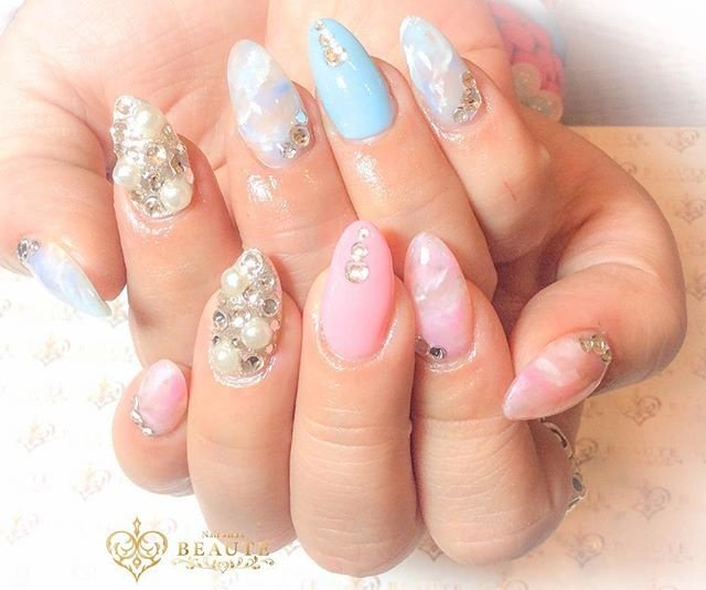 オールシーズン パーティー デート 女子会 ハンド Nailsalonbeauteのネイルデザイン No ネイルブック