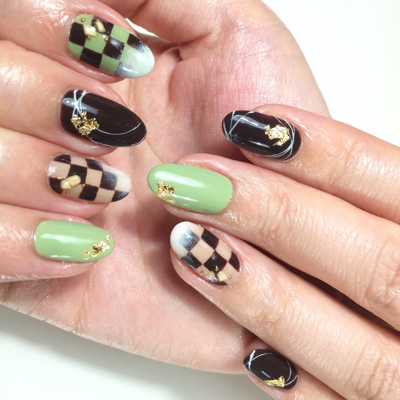 バレンタイン 女子会 ハンド ワンカラー スイーツ Nail Salon Paint 吉祥寺のネイルデザイン No ネイルブック