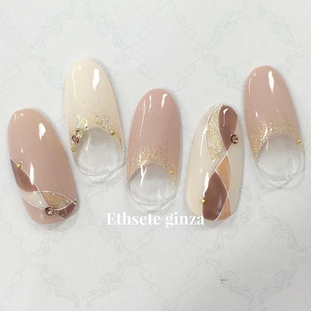 冬 オールシーズン デート 女子会 ハンド エスシート 銀座 Ethsete Ginza のネイルデザイン No ネイルブック