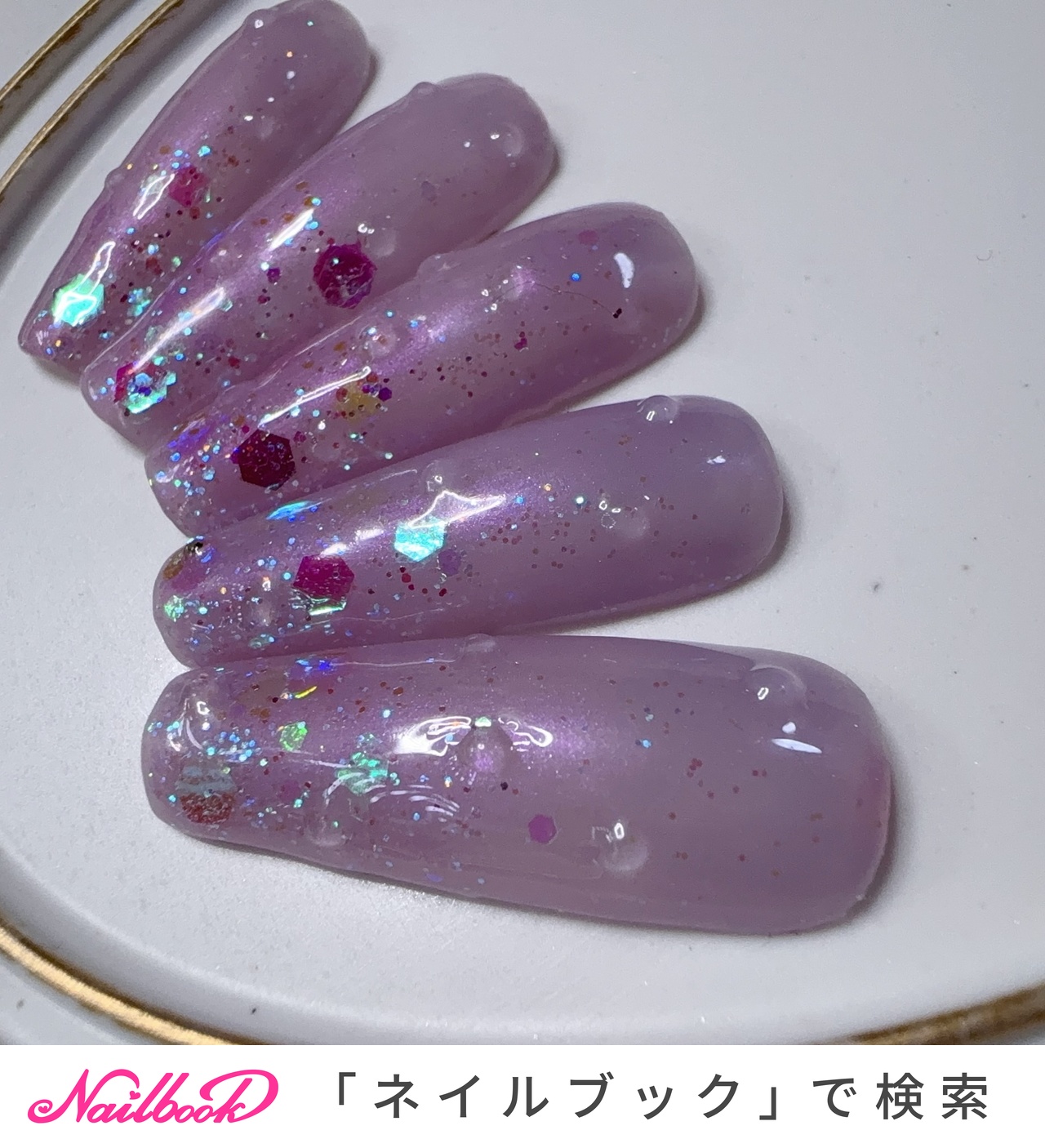 キラキラ/ネイルチップ/6月ネイルのネイルデザイン｜ネイルブック