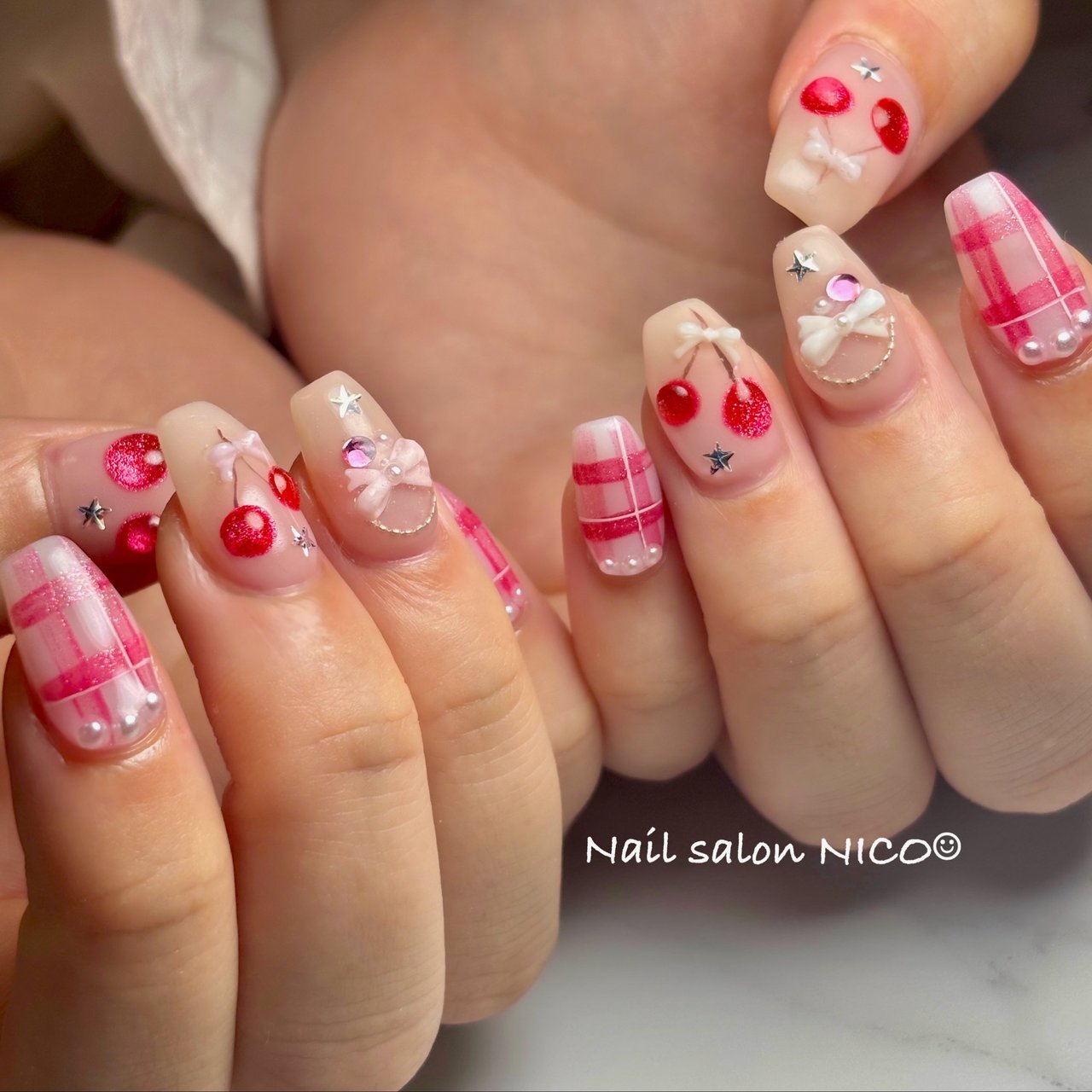 夏/旅行/デート/女子会 - Nail Salon NICO☺︎のネイルデザイン[No
