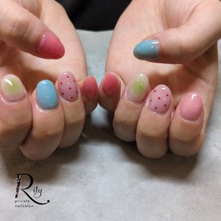 個性派ネイル(個性派)/#ポップネイルのネイルデザイン｜ネイルブック