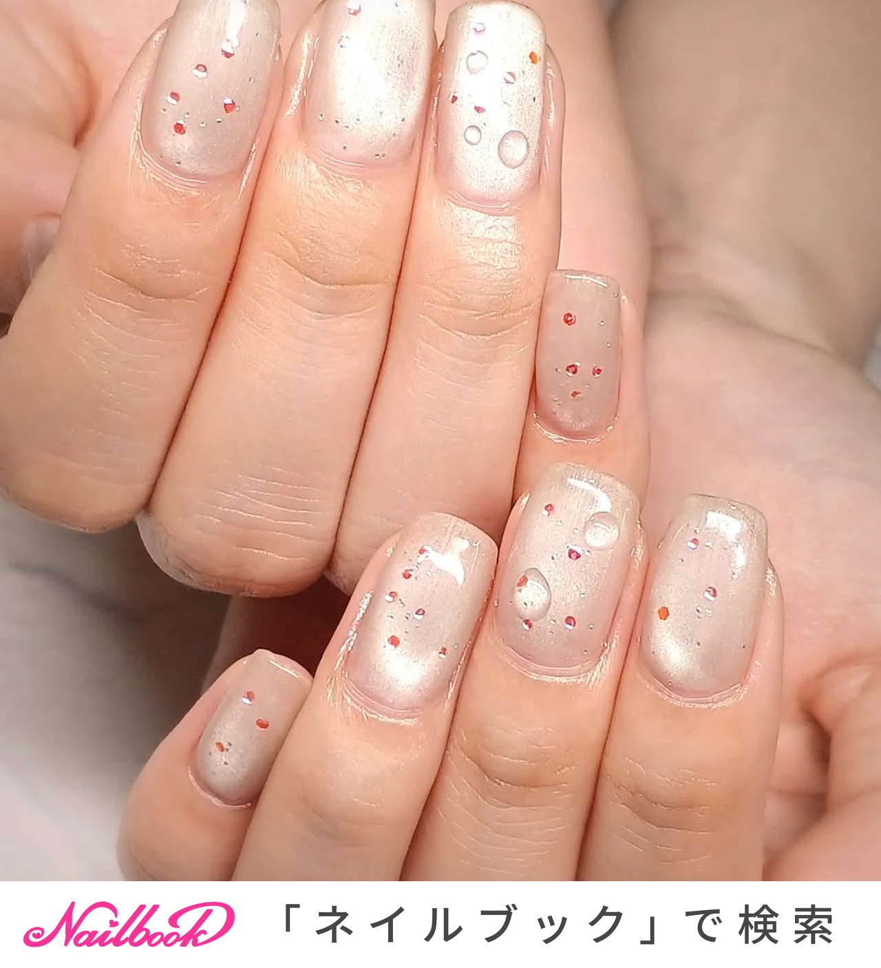 夏/梅雨/オフィス/ハンド/ホログラム - イマイ サナエのネイルデザイン
