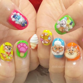 ズートピアネイルのネイルデザイン｜ネイルブック