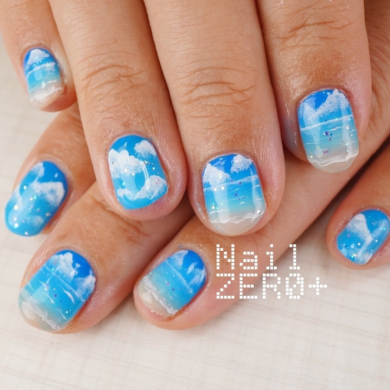 夏/海/リゾート/ハンド/グラデーション - 塩見隼人 [池袋]ネイルゼロ