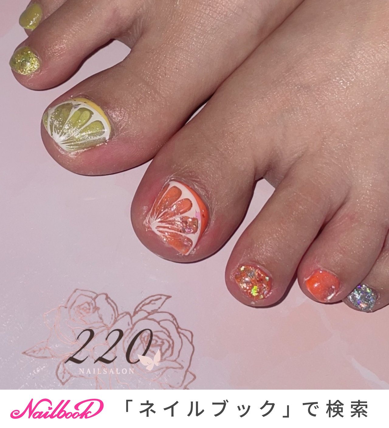 フット/#レモンネイルのネイルデザイン｜ネイルブック