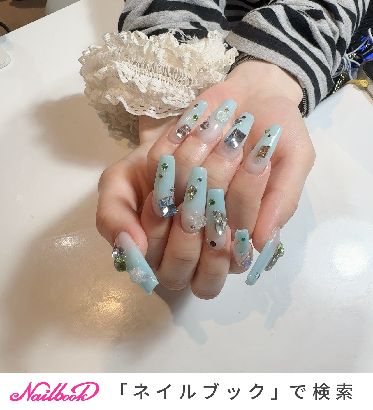 宝石箱ネイルのネイルデザイン｜ネイルブック