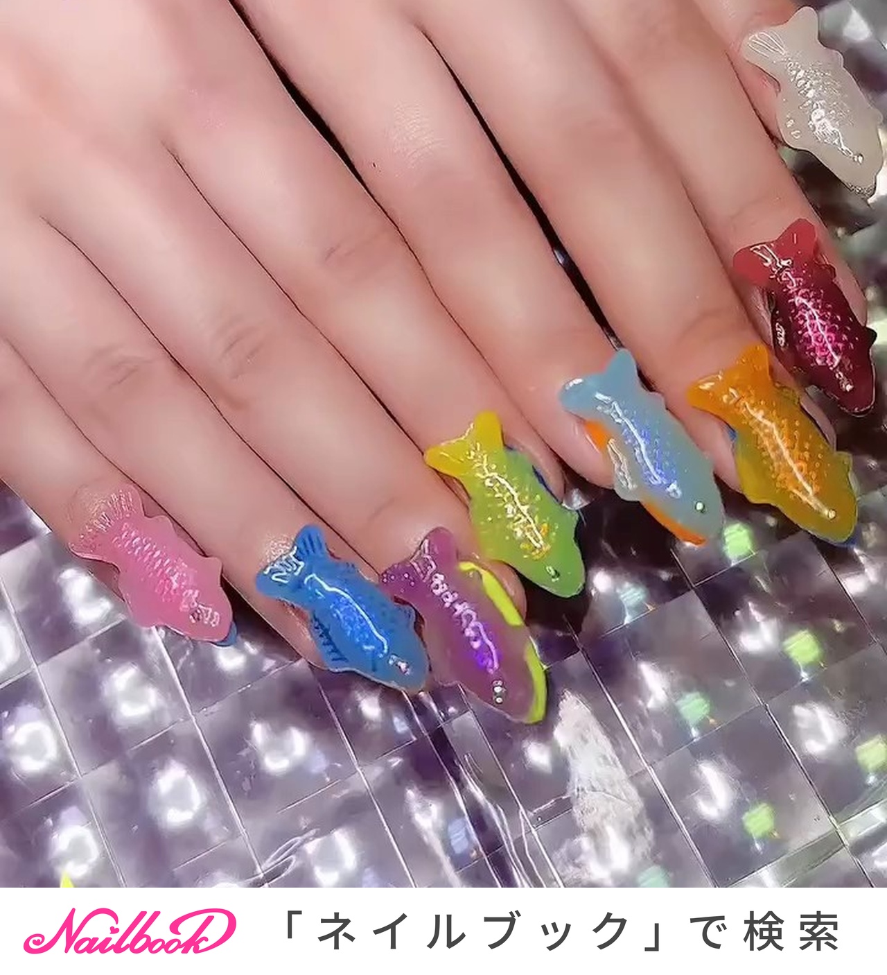 2026年】新着順｜#お魚ネイルのネイルデザイン｜ネイルブック
