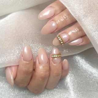 ミラーネイル(ミラー)/ワンホンネイルのネイルデザイン｜ネイルブック