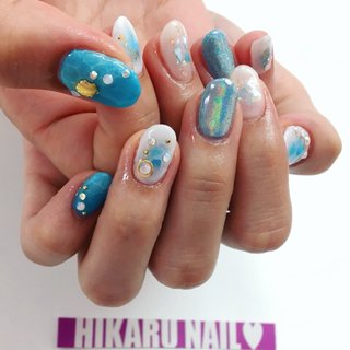 ヒカルネイルのネイルデザイン｜ネイルブック