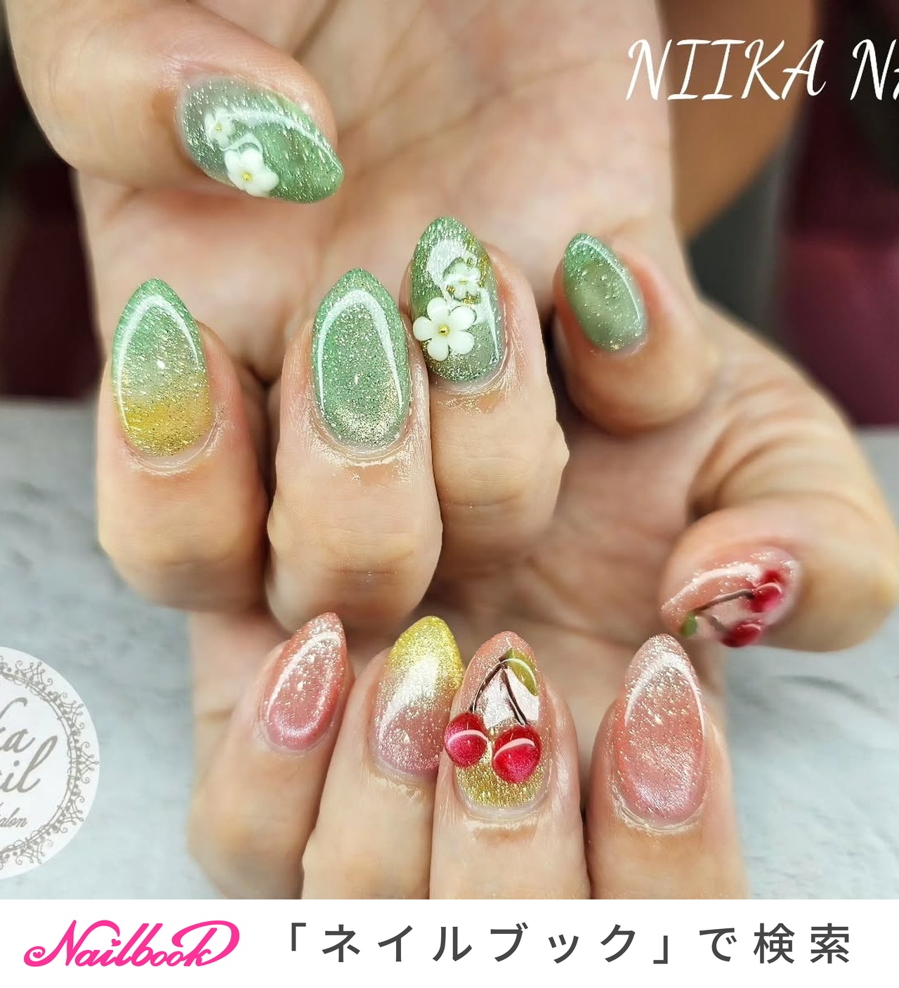 フラワー - Sa7e_Kuriharaのネイルデザイン[No.9997171]｜ネイルブック