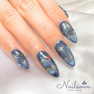 星/韓国/マグネットネイルのネイルデザイン｜ネイルブック