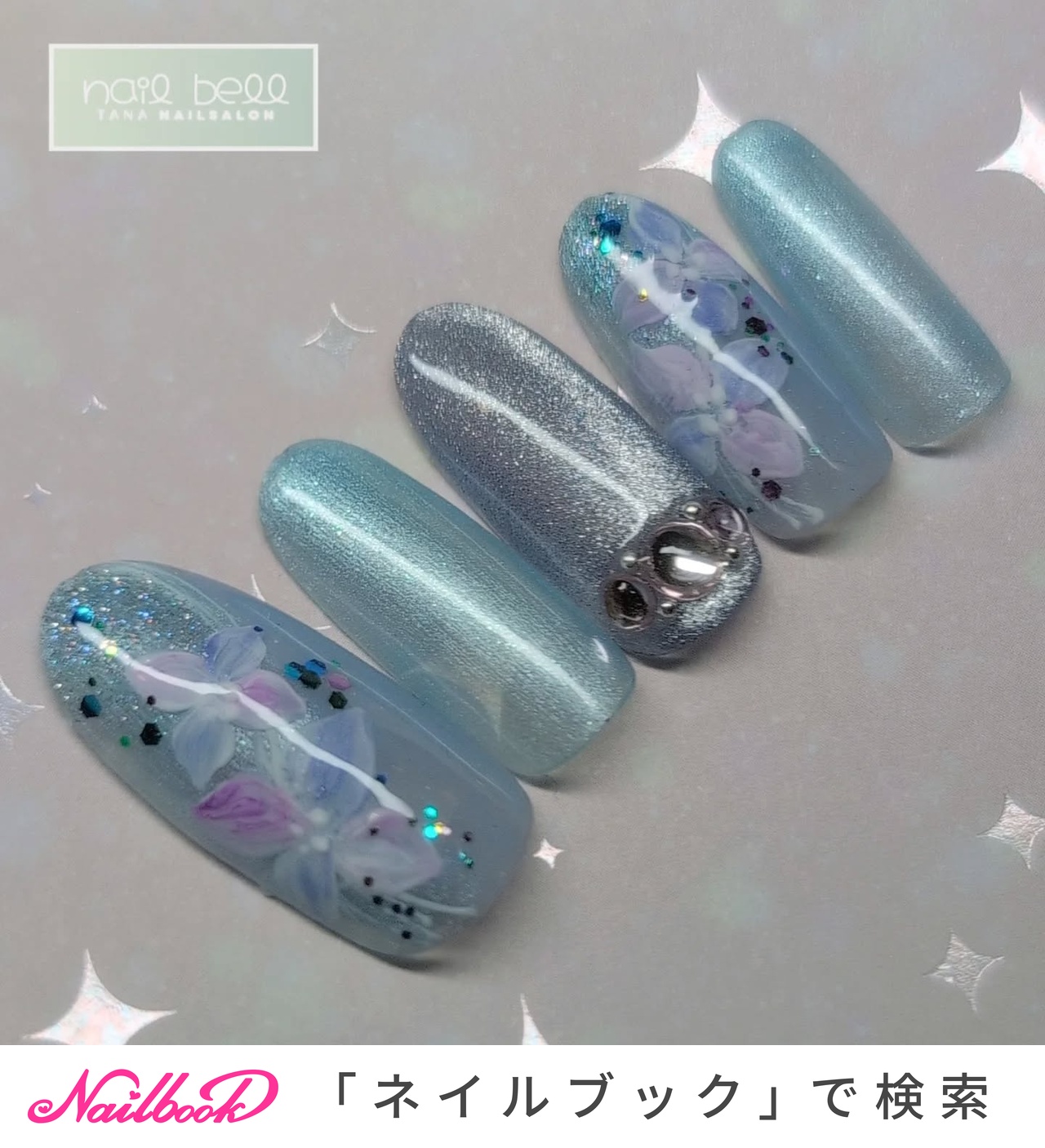手が綺麗に見えるネイル/梅雨/七夕/浴衣/ハンド - R_ _ _🌸のネイル