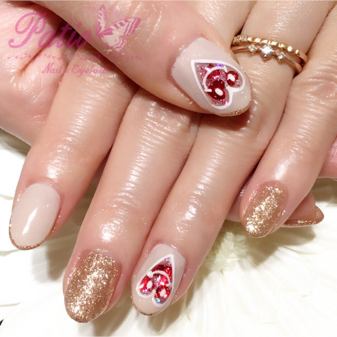 オールシーズン バレンタイン デート 女子会 ハンド パティオネイル アイラッシュ北浦和のネイルデザイン No ネイルブック