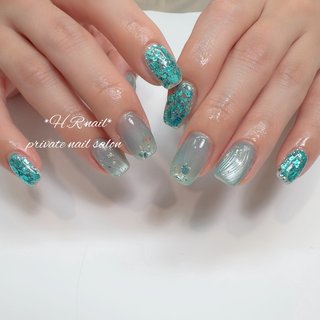 アクアネイルのネイルデザイン｜ネイルブック