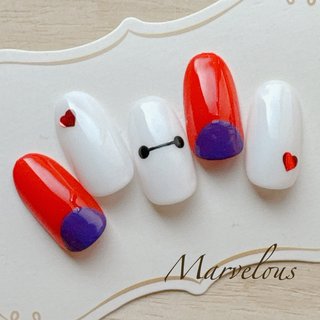 マーメイド/レッドのネイルデザイン｜ネイルブック