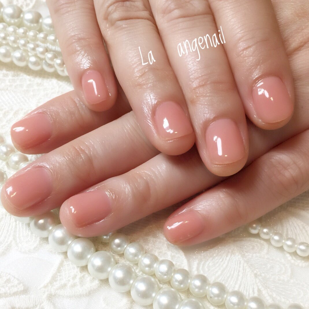 春 オフィス ハンド オレンジ ジェル La Angenailのネイルデザイン No ネイルブック