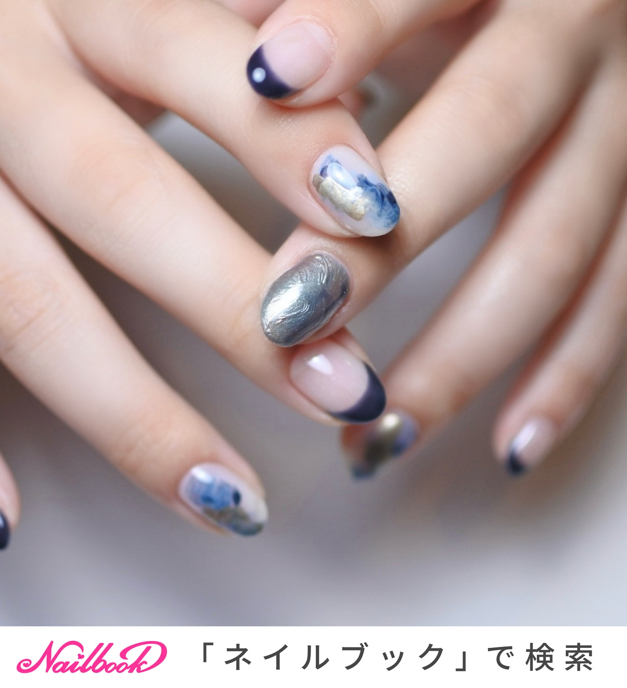 ネイルンページ インクネイル/6月ネイルのネイルデザイン｜ネイルブック