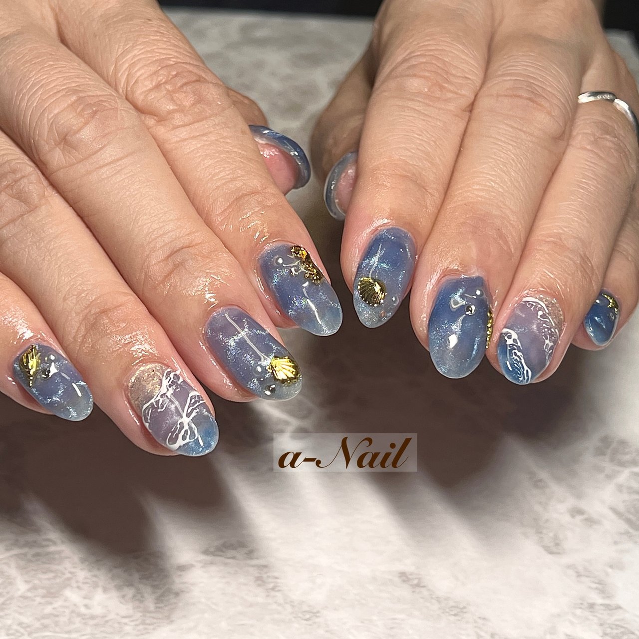 夏/海/リゾート/浴衣/ハンド - a-Nail AyanoMatsuuraのネイルデザイン