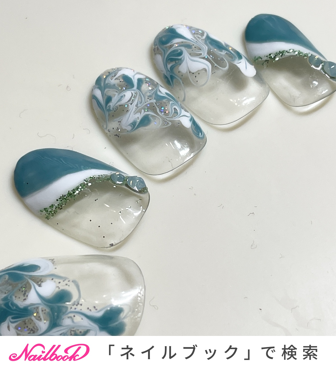 夏/旅行/梅雨/海/ハンド - Nailsalon Legameのネイルデザイン[No