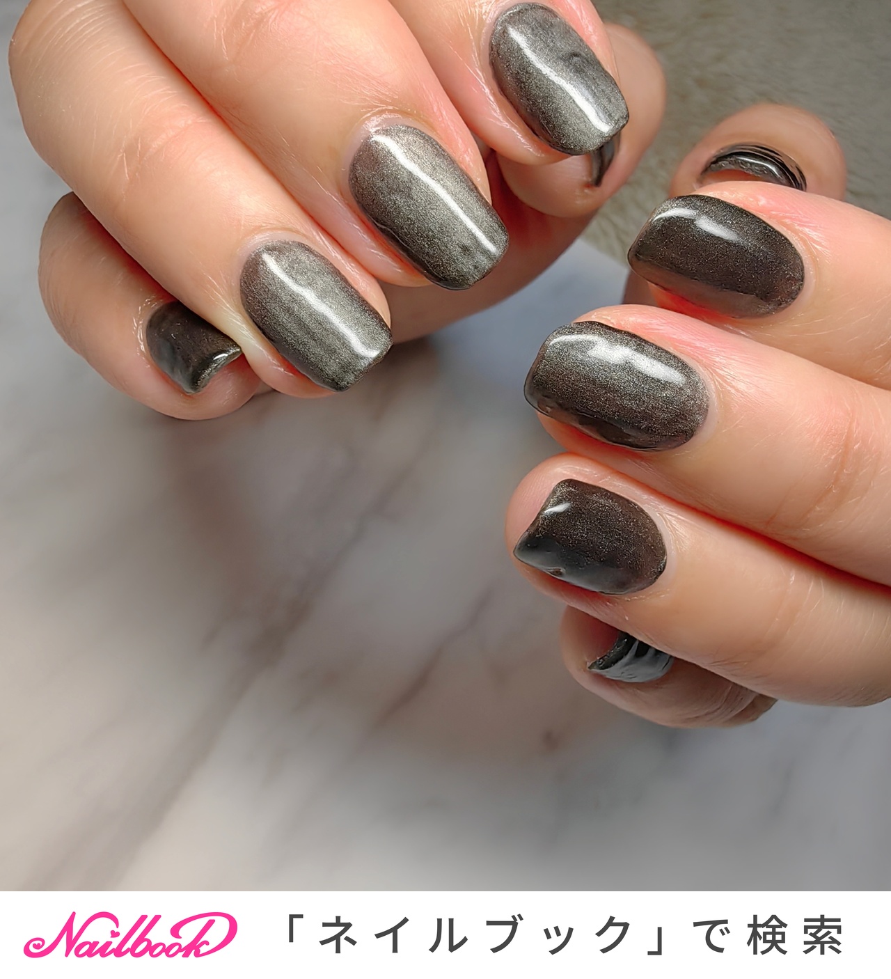 冬/ワンカラーのネイルデザイン｜ネイルブック