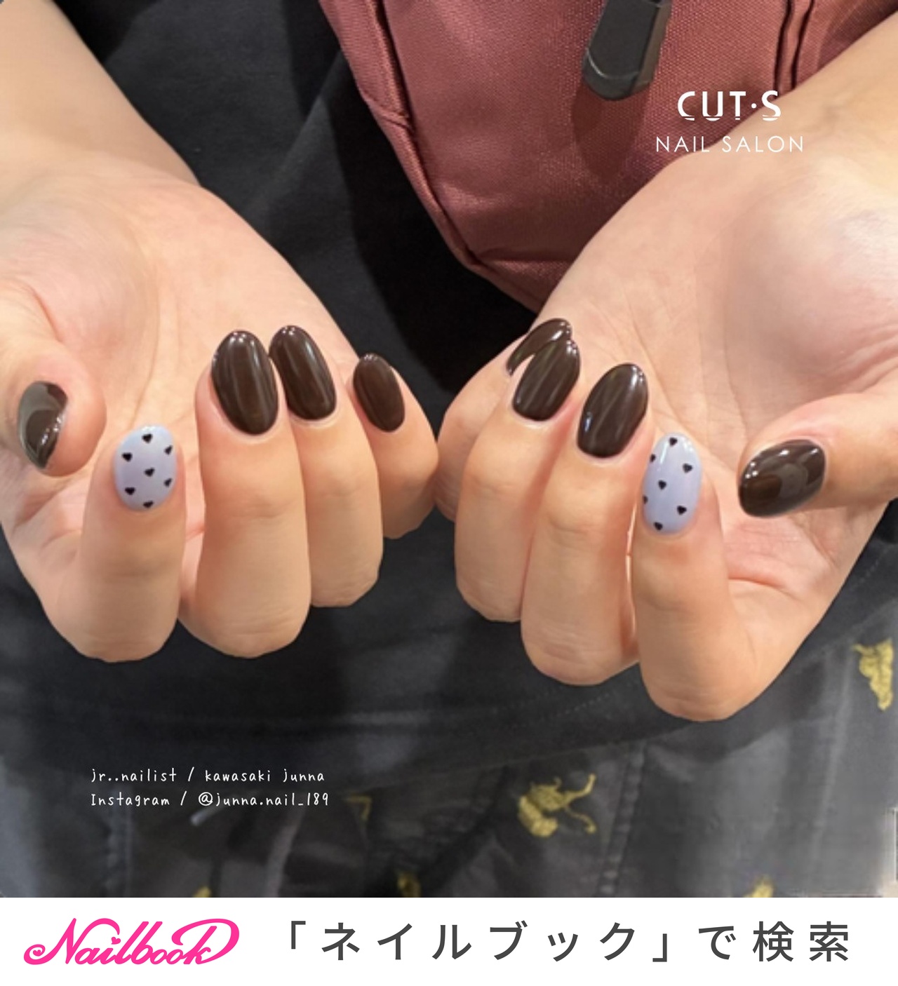 ネイル 参考 夏/ハンド/ハート/ドット/ミディアム - CUT・S NAIL SALONのネイル