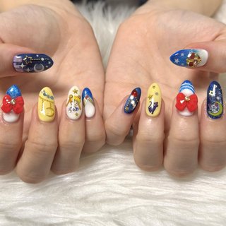 セーラームーンネイルのネイルデザイン｜ネイルブック