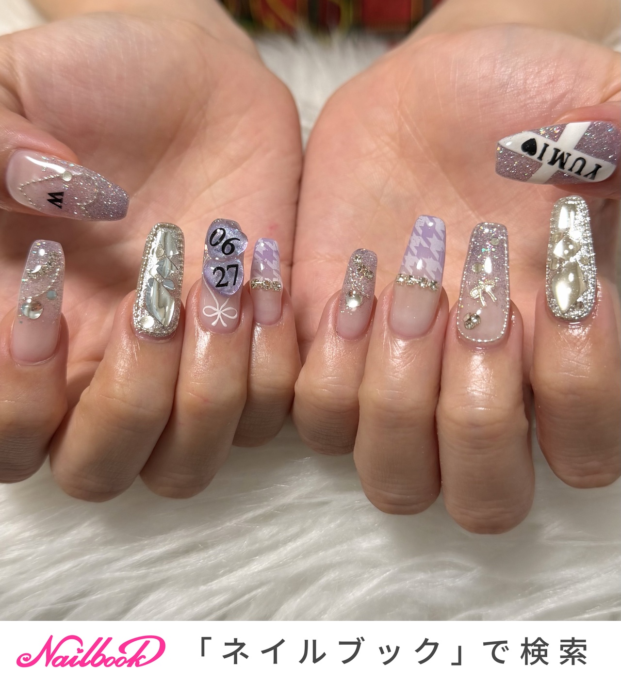 2026年】新着順｜#イニシャルネイルのネイルデザイン｜ネイルブック