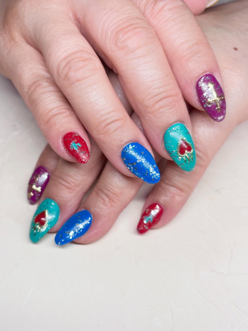 カラフル - NICHI nail salon & schoolのネイルデザイン[No.10005009
