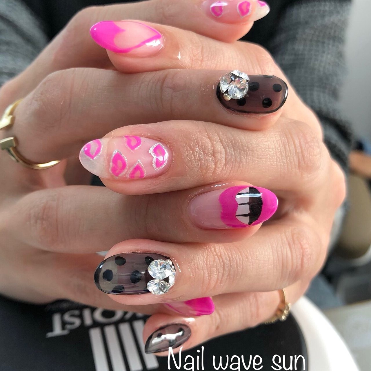 春 オールシーズン ライブ 女子会 ハンド Nailwavesun 村田 麻祐子のネイルデザイン No ネイルブック