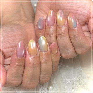 ニュアンス/#ビー玉マグネットのネイルデザイン｜ネイルブック