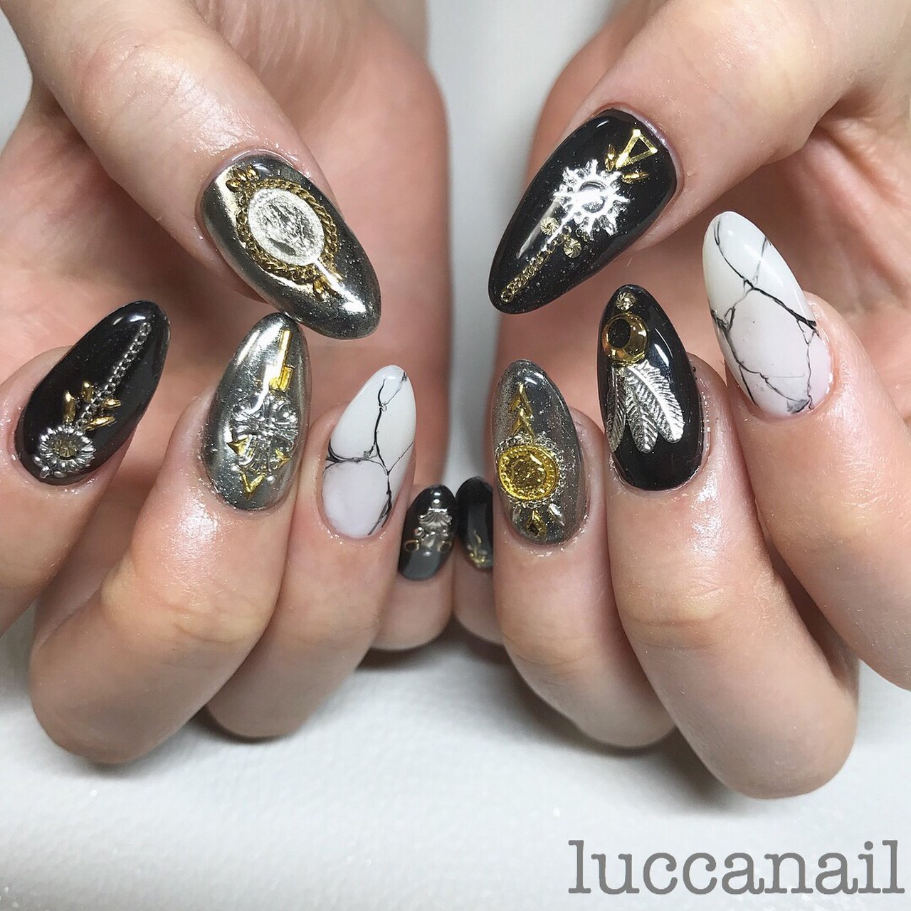 オールシーズン 海 ライブ パーティー ハンド Luccanailのネイルデザイン No ネイルブック