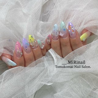 リボン/#パーツネイルのネイルデザイン｜ネイルブック