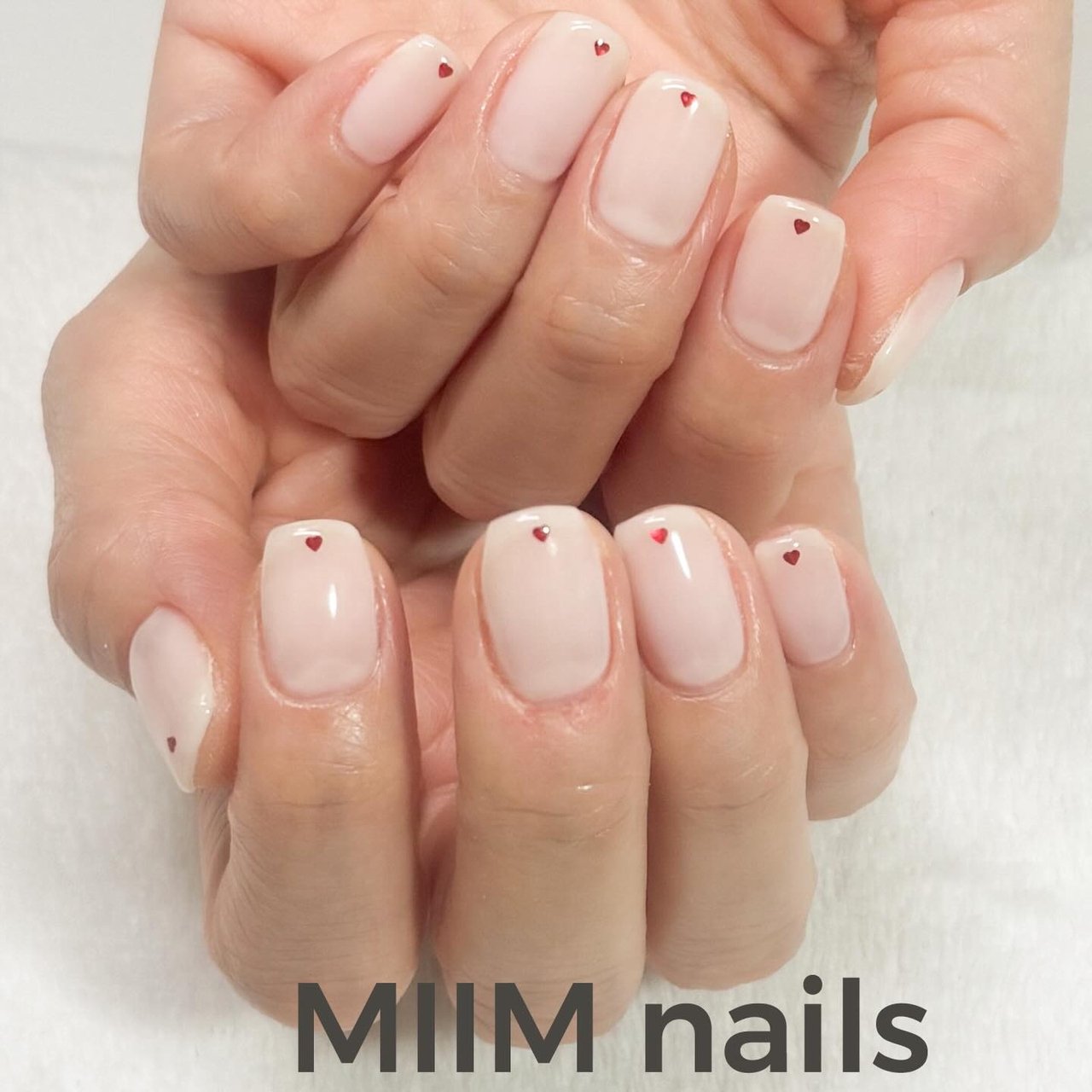ハート - MIIM nails（旧 nail FLICKA）のネイルデザイン[No.10006876 