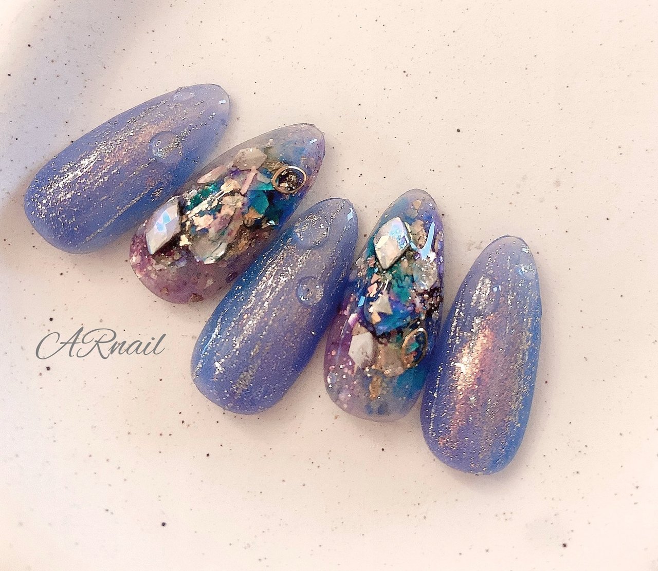 フルーリアキット ネイル ARnail akiのネイルデザイン[No.10008445]｜ネイルブック
