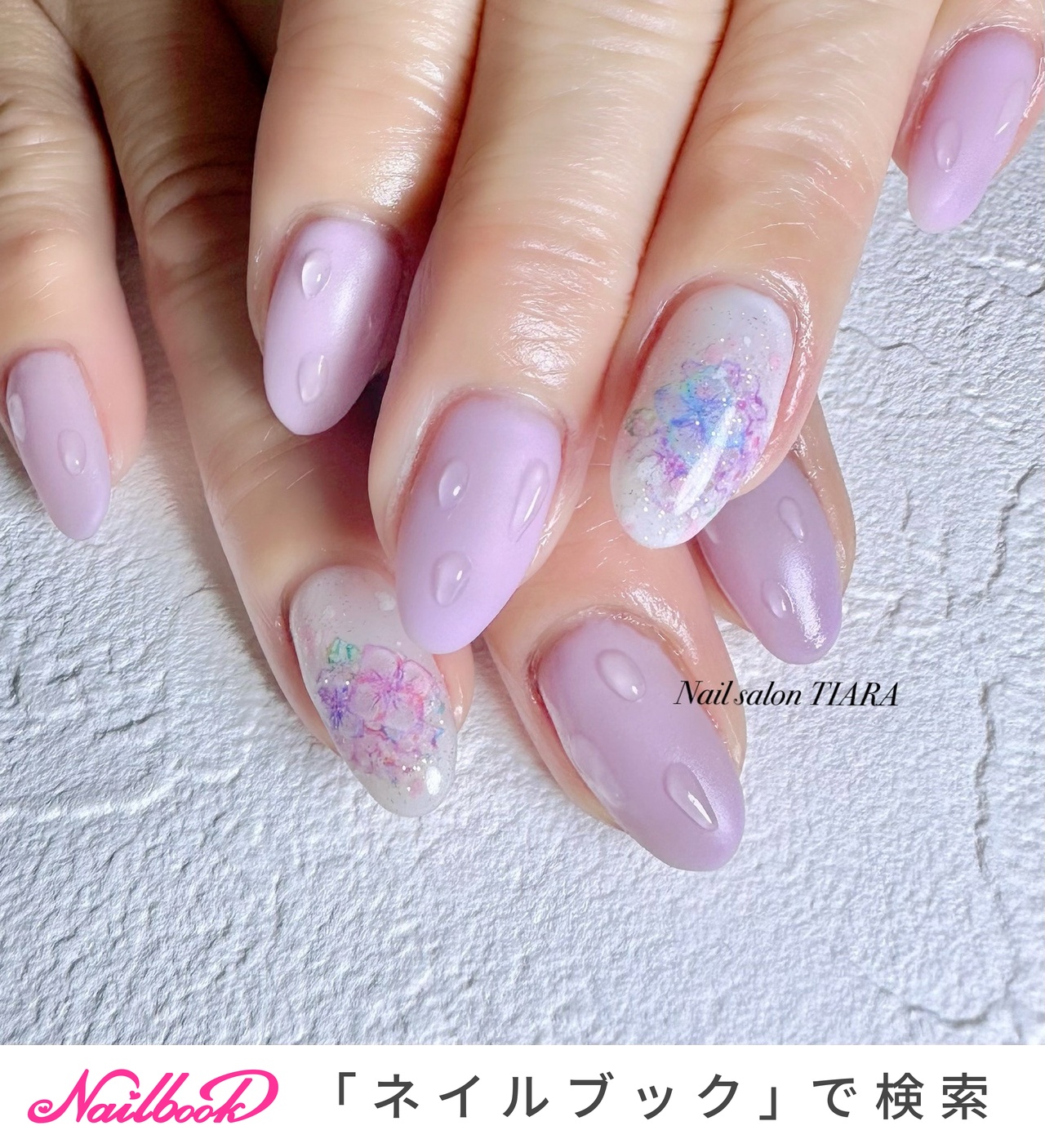 水滴/クリアのネイルデザイン｜ネイルブック