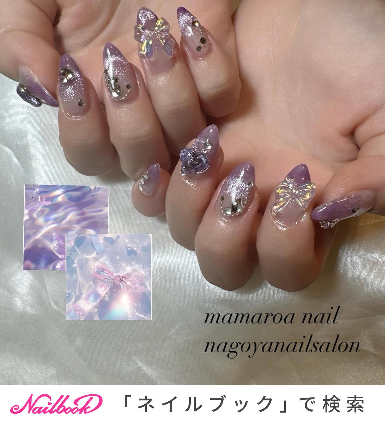 マグネット/オーロラ/ワンホンのネイルデザイン｜ネイルブック