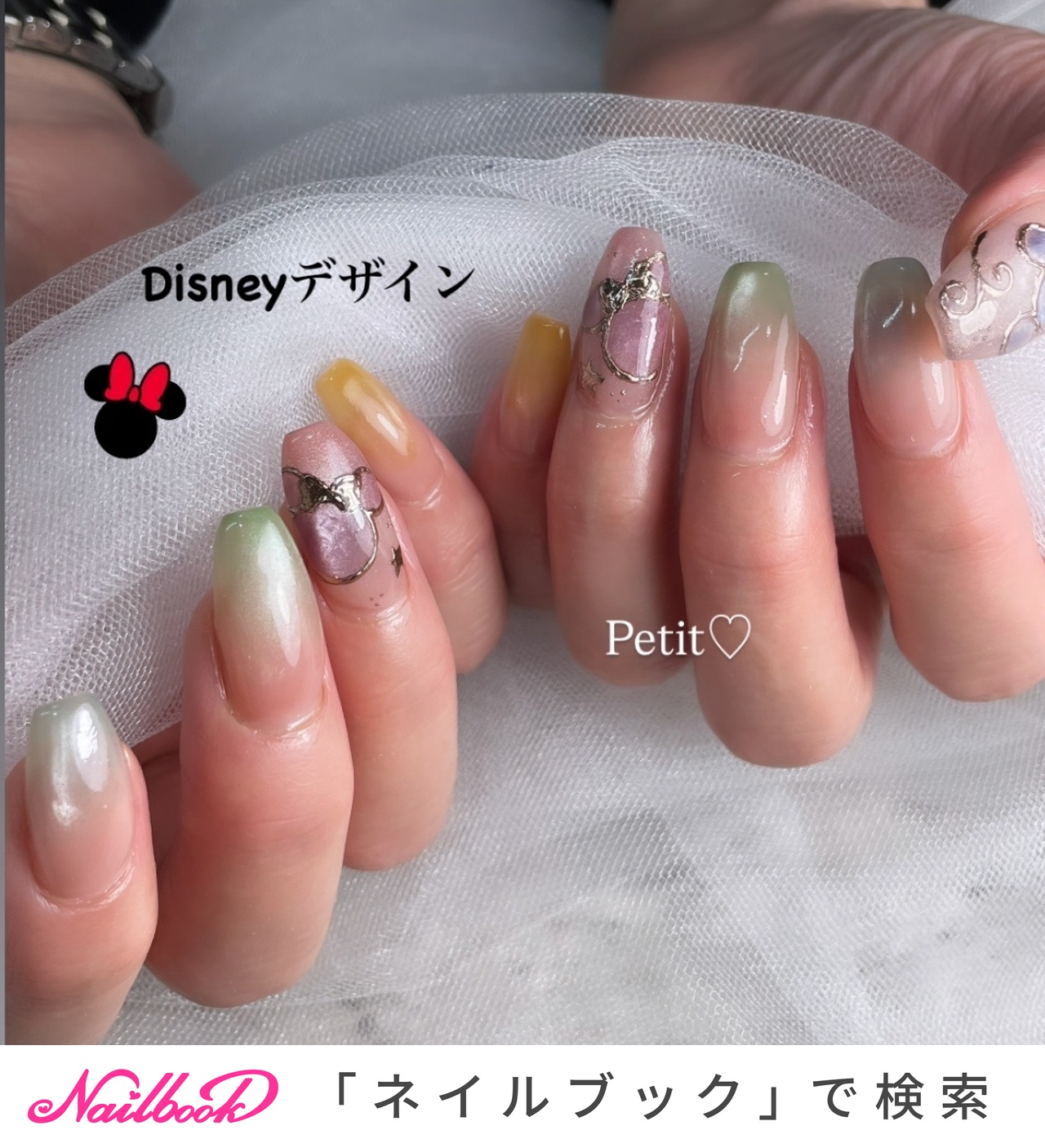 disneyネイルのネイルデザイン｜ネイルブック