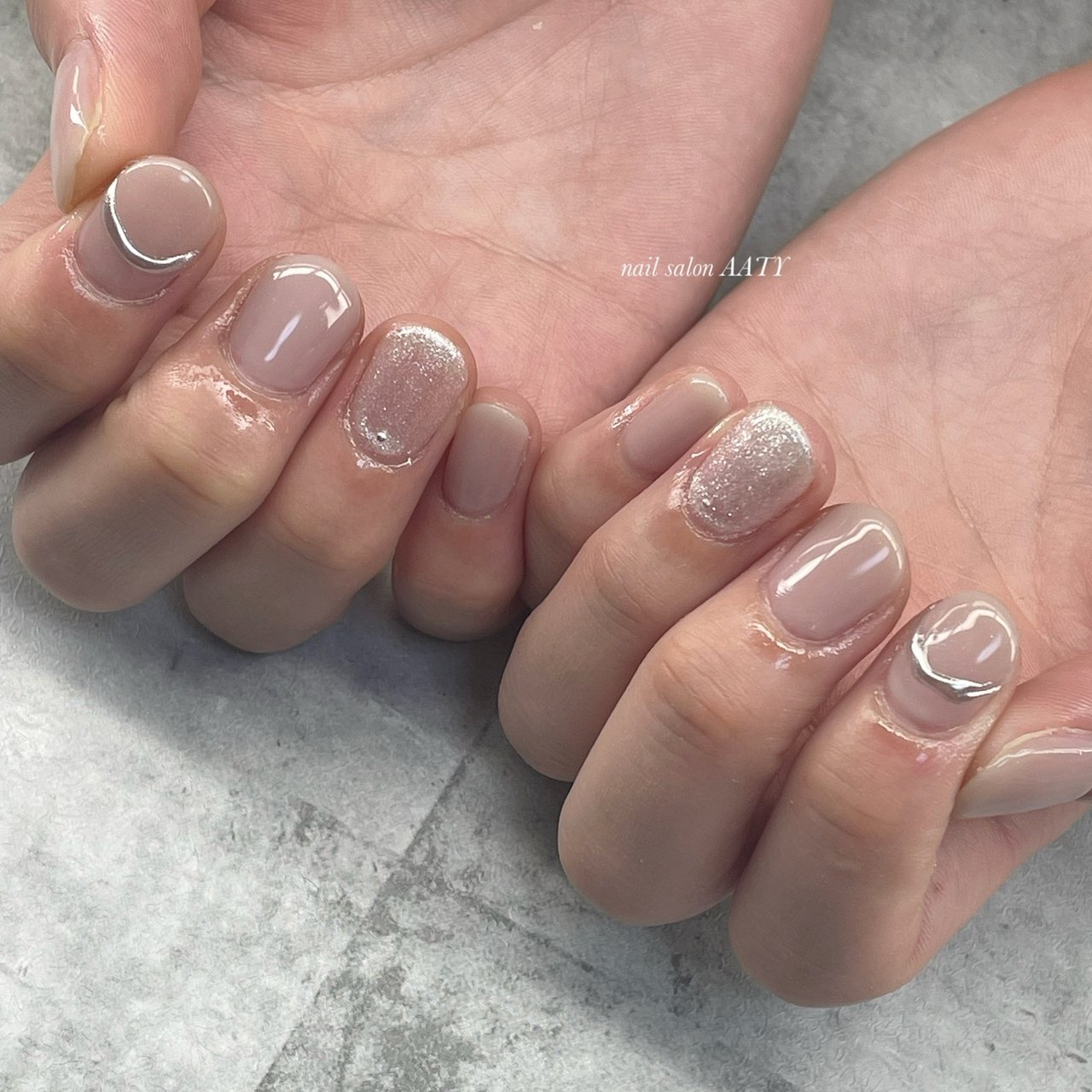 YATI NAIL 様 オーダー品 AATYNAILのネイルデザイン[No.10012225]｜ネイルブック
