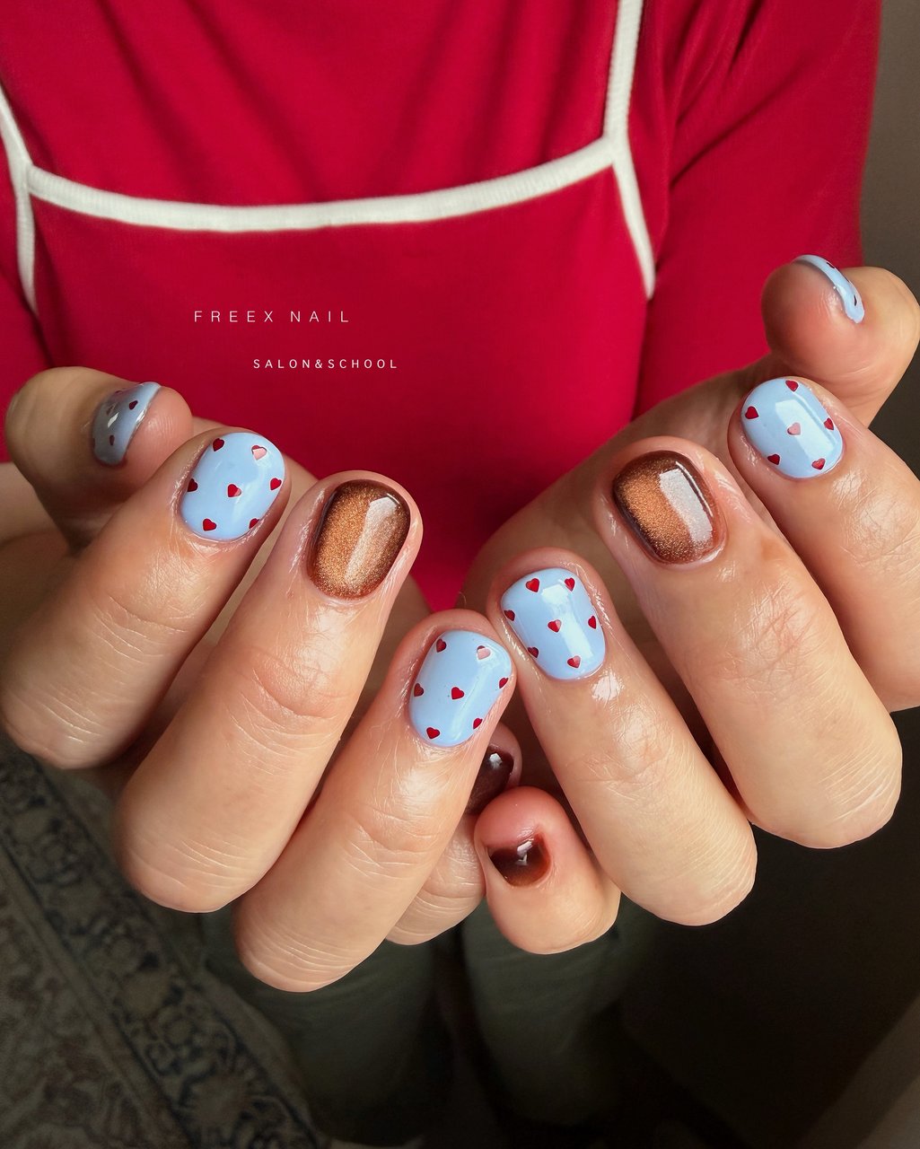 夏/ジェルネイル/お客様 - freex nail /八王子楢原ネイルサロンの
