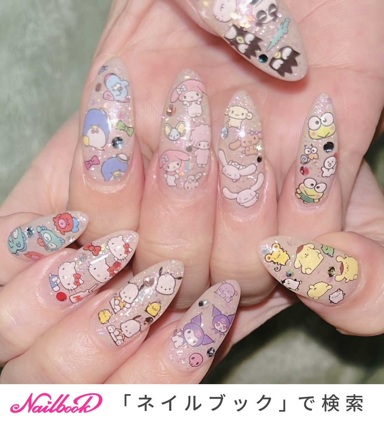 人気順｜#シナモロールのネイルデザイン｜ネイルブック