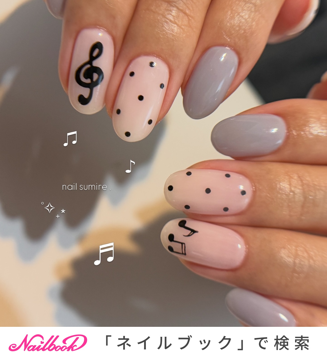 ドット(水玉)/韓国ネイルのネイルデザイン｜ネイルブック