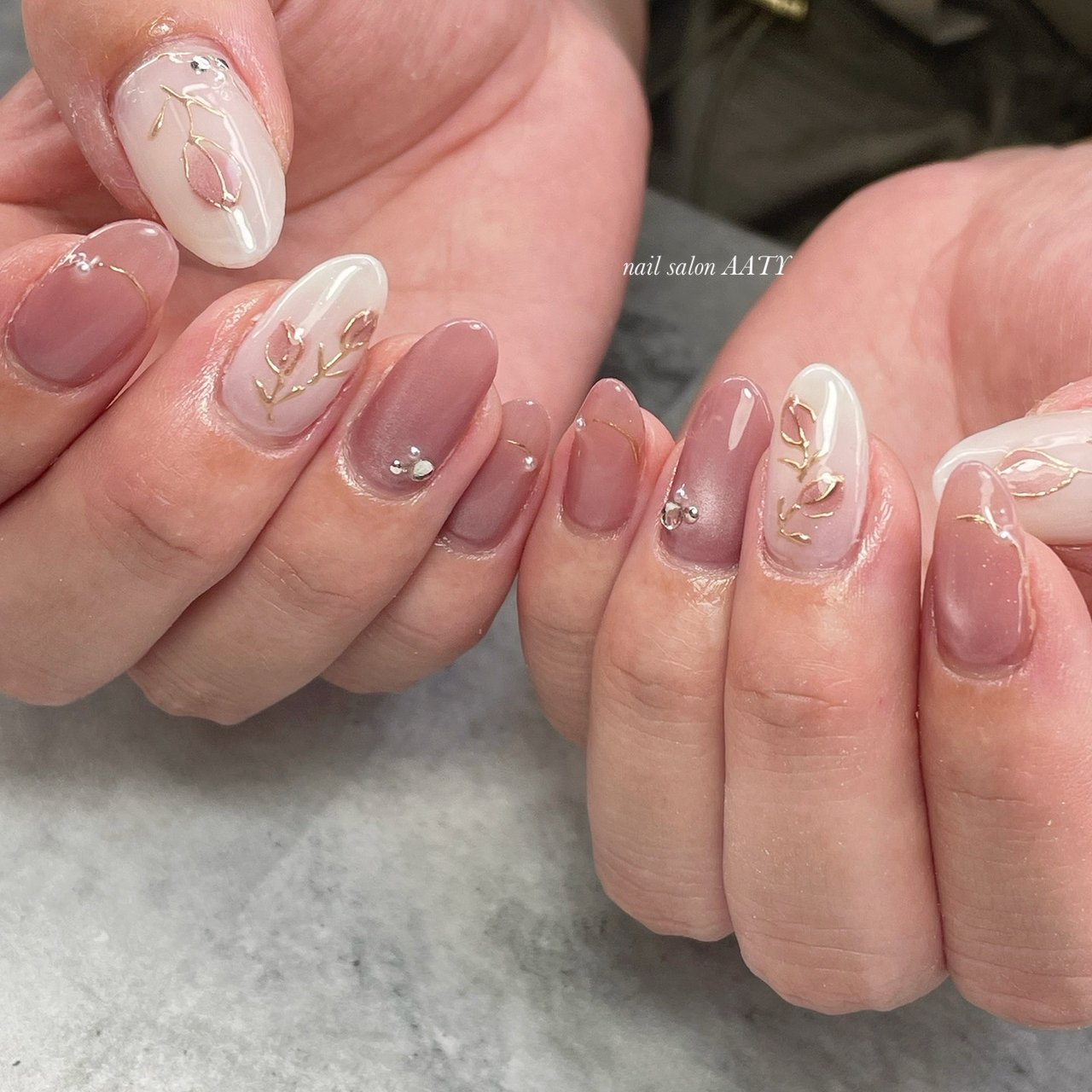 YATI NAIL 様 オーダー品 AATYNAILのネイルデザイン[No.10014475]｜ネイルブック
