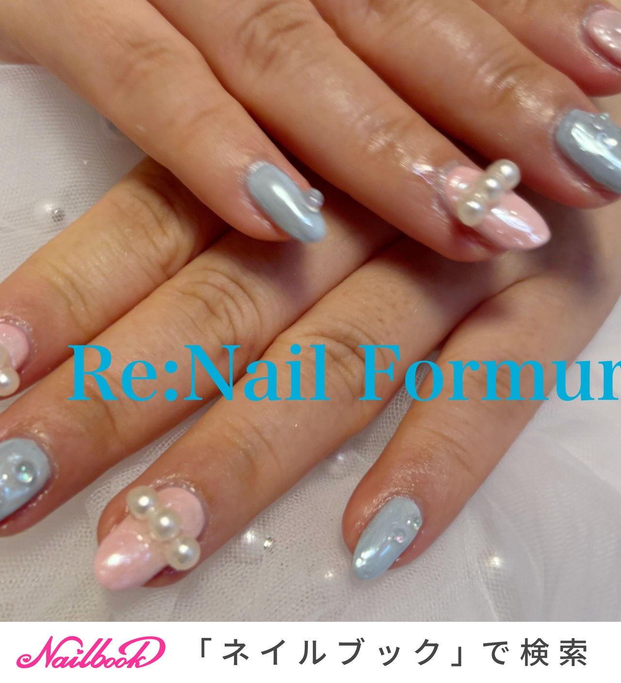 パーツ追加のネイルデザイン｜ネイルブック